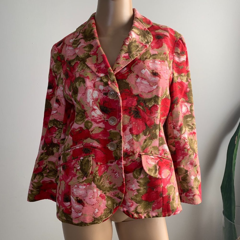 Ann Taylor Floral Blazer